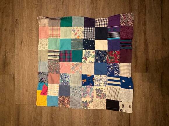 Handmade Other - Vintage Multi-Pattern Doll Quilt